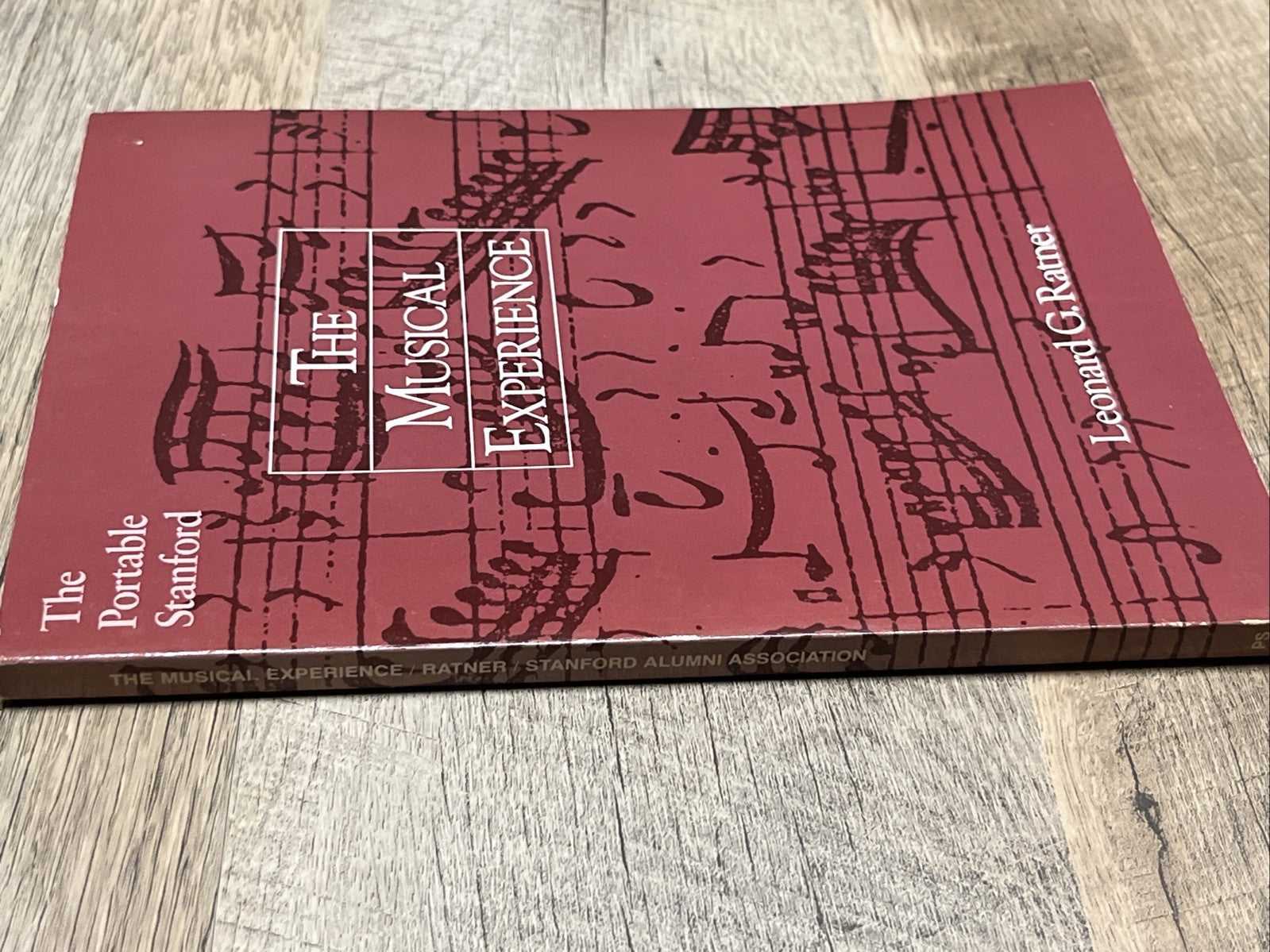 THE MUSICAL EXPERIENCE: THE PORTABLE STANFORD 1st Ed Leonard Gilbert Ratner 1983