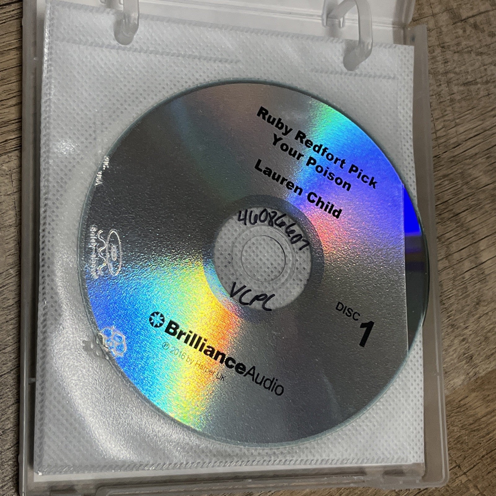Ruby Redfort : Pick Your Poison - 9 Audio CD By Lauren  Child