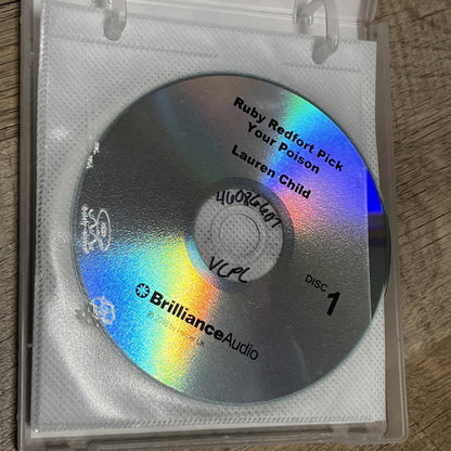 Ruby Redfort : Pick Your Poison - 9 Audio CD By Lauren  Child