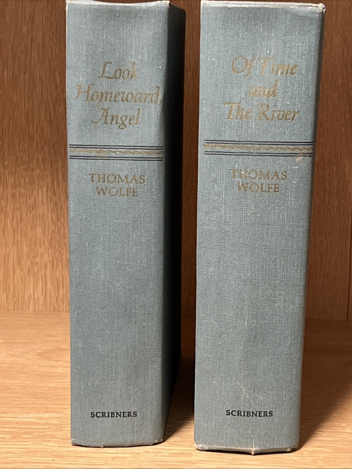 Thomas Wolfe 1st Edition Of Time And The River & Look Homeward Angel 1935 /1957