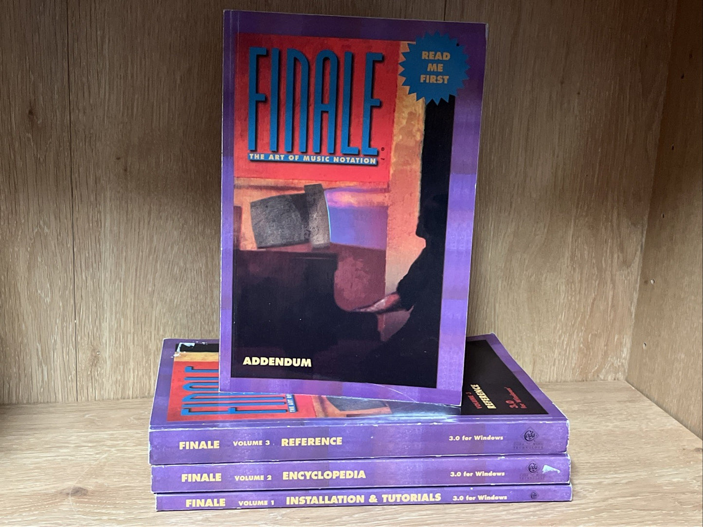 Finale: The Art of Music Notation 3.0 for Windows Books Vol. 1 -3 Plus Addendum