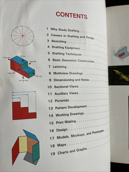 Exploring Drafting Fundamentals Of Tech By John R. Walker 1987 Textbook