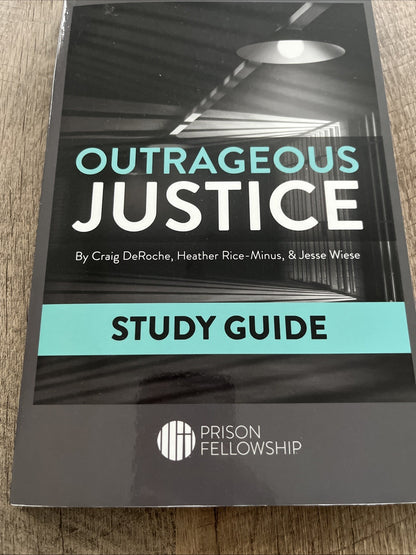 Outrageous Justice by Craig DeRoche, Heather Rice-Minus and Jesse Wiese Book Lot