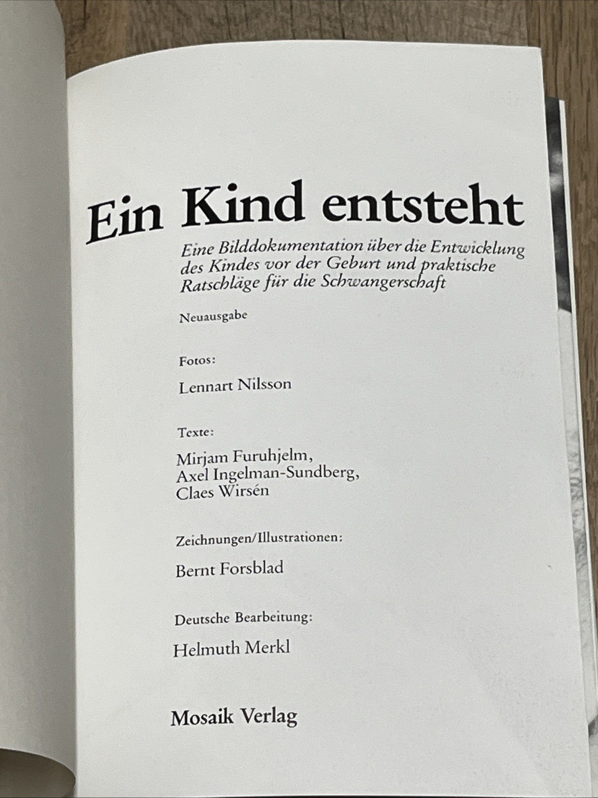 Ein Kind entsteht Bilddokumentation über die Entwicklung des  Lebens im
