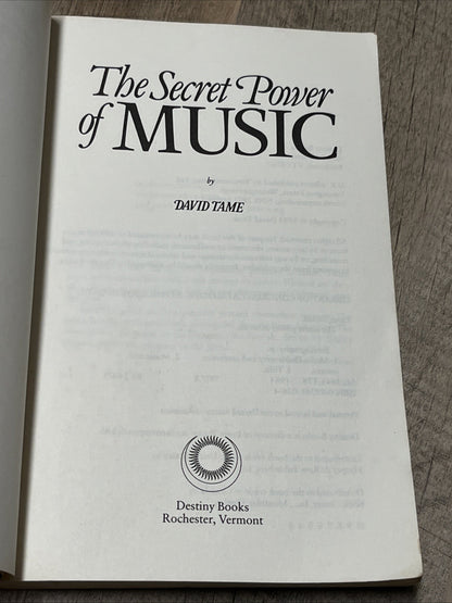 The Secret Power Of Music - David Tame The The Transformation Of Self & Society