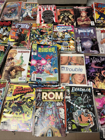 Comic Book Mystery Lot 32 Mixed Marvel No Dupli Bulk Mixed Marvel Comic Book