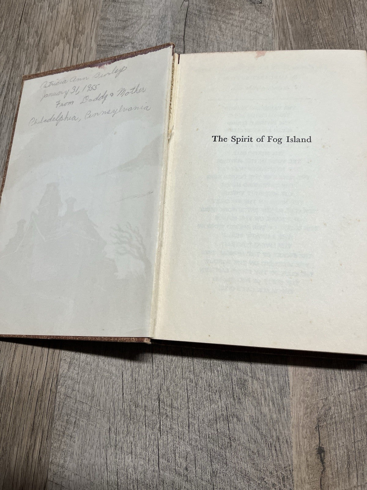 A Judy Bolton Mystery “The Spirit Of Fog Island” 1st Ed Margaret Sutton 1951