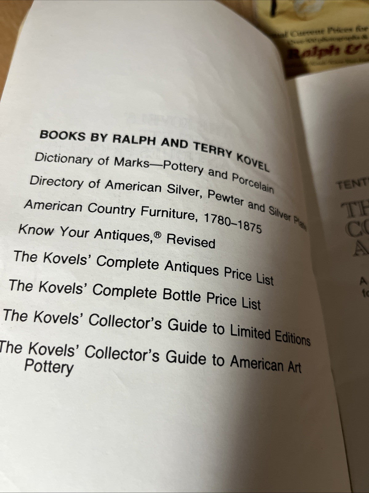 Kovels' Antiques & Collectibles Price List  Hyman’s Trash Or Treasure Book Lot 5