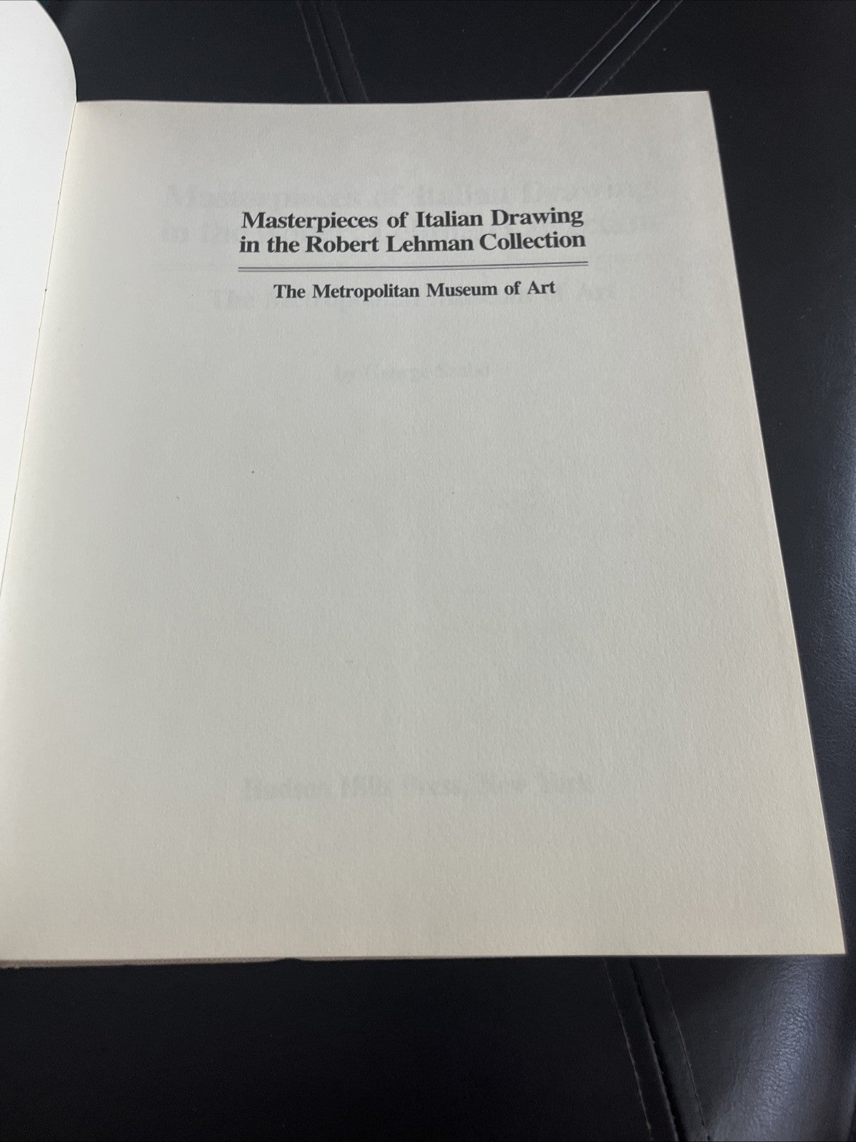 Masterpieces of Italian Drawing in the Robert Lehman Collection :