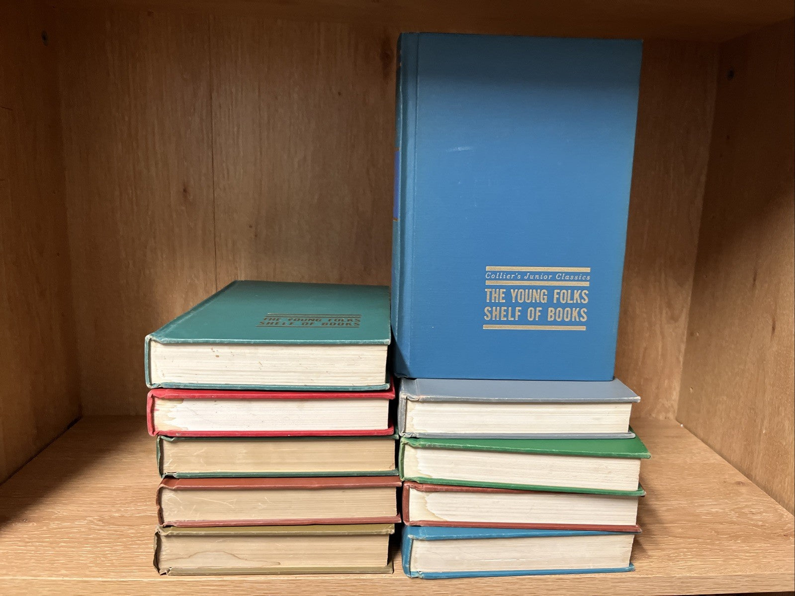Colliers Junior Classics 1962, 1st Ed Sets 1 - 10 The Young Folks Shelf Of Books