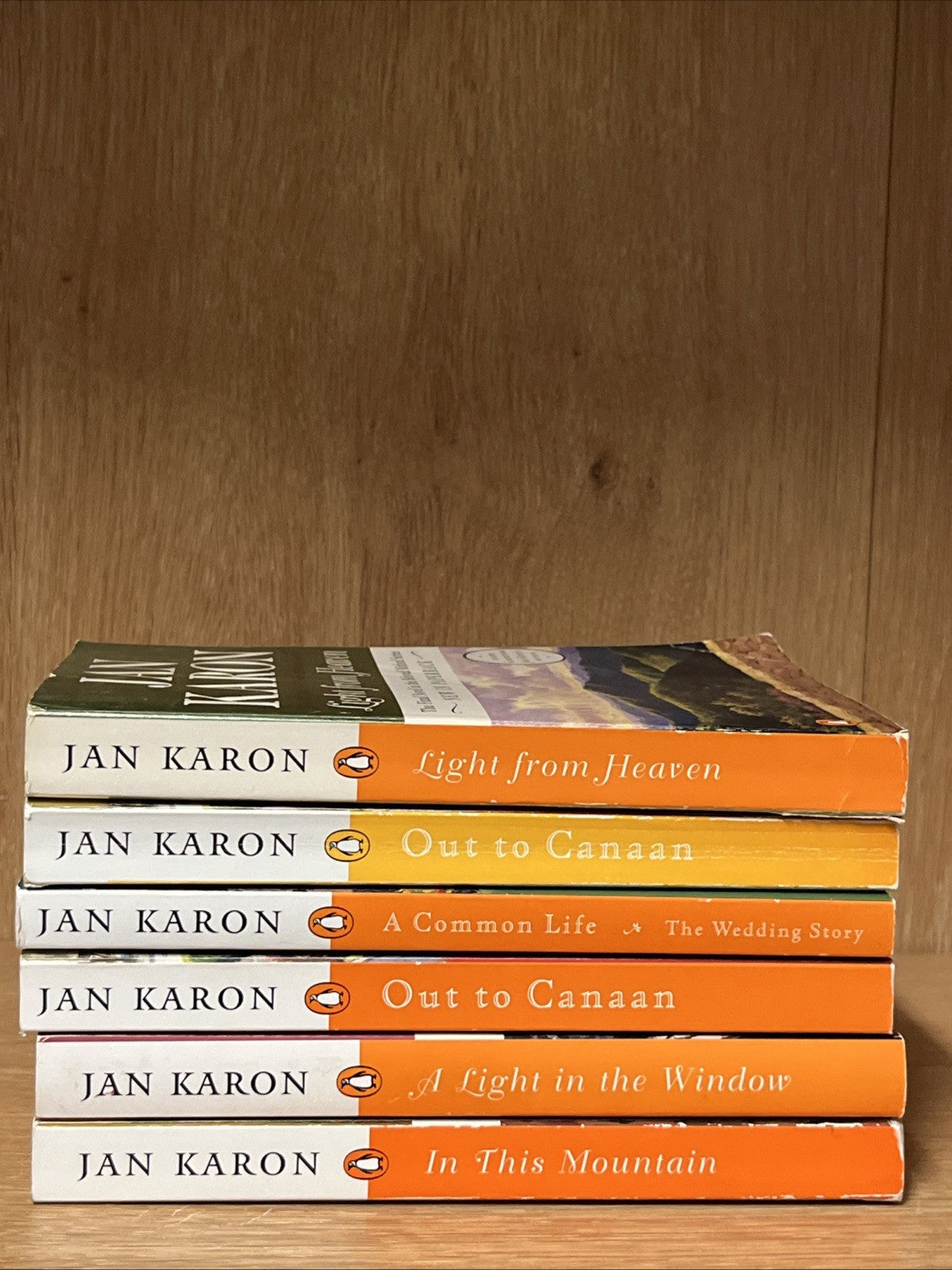 Jan Karon Book Lot 5 : Out of Canaan And A Common Life