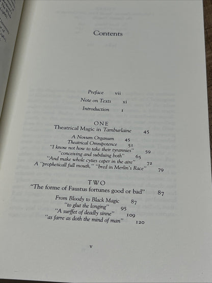 CREATING ELIZABETHAN TRAGEDY: THE THEATER OF MARLOWE AND By C. L. Barber VG