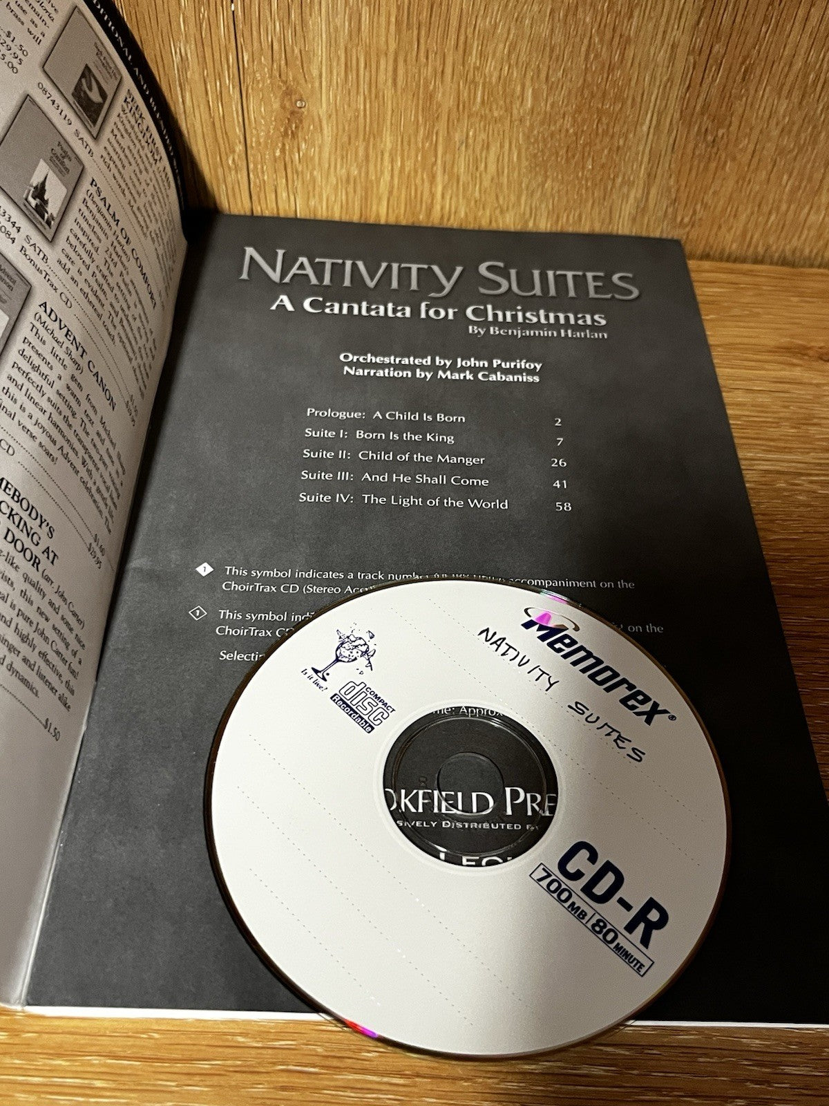 Nativity Suites - A Cantata for Christmas Song Book & CD Benjamin Harlan