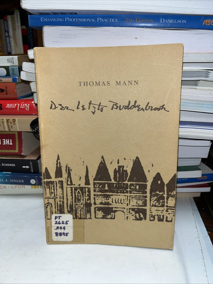 Der Letzte Buddenbrook Selected From Buddenbrooks By Thomas A. Riley (1965)