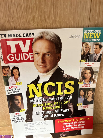 2000's Lot Of 15 TV Guide Magazines