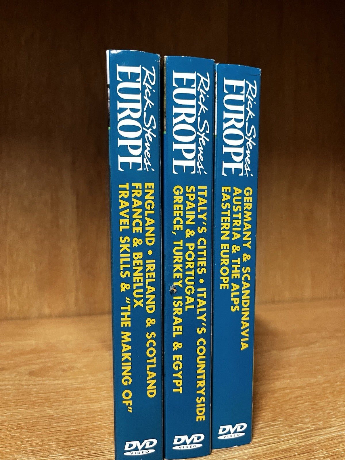 Rick Steves europe dvd 2000-2007: All 70 Shows 11 DVDs, + Bonus DVD