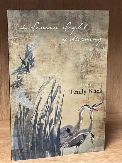 The Lemon Light of Morning Poem Emily Black  SIGNED COPY
