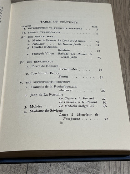 First Readings in French Literature 1st Edition by Minnie M. Miller 1940