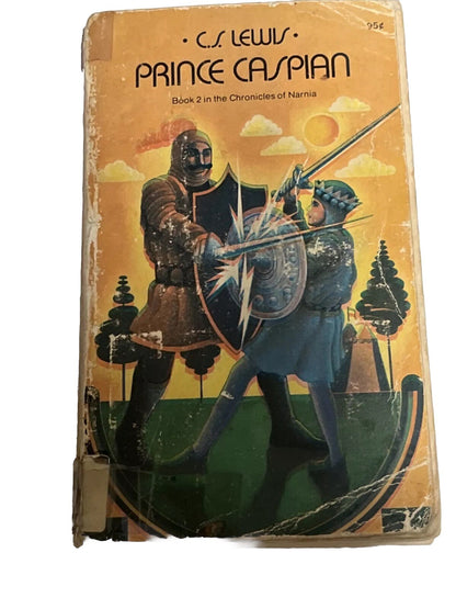 The Chronicles of Narnia Book CS Lewis 1, 2, 3, 5, & 6 Collier Books 1970s