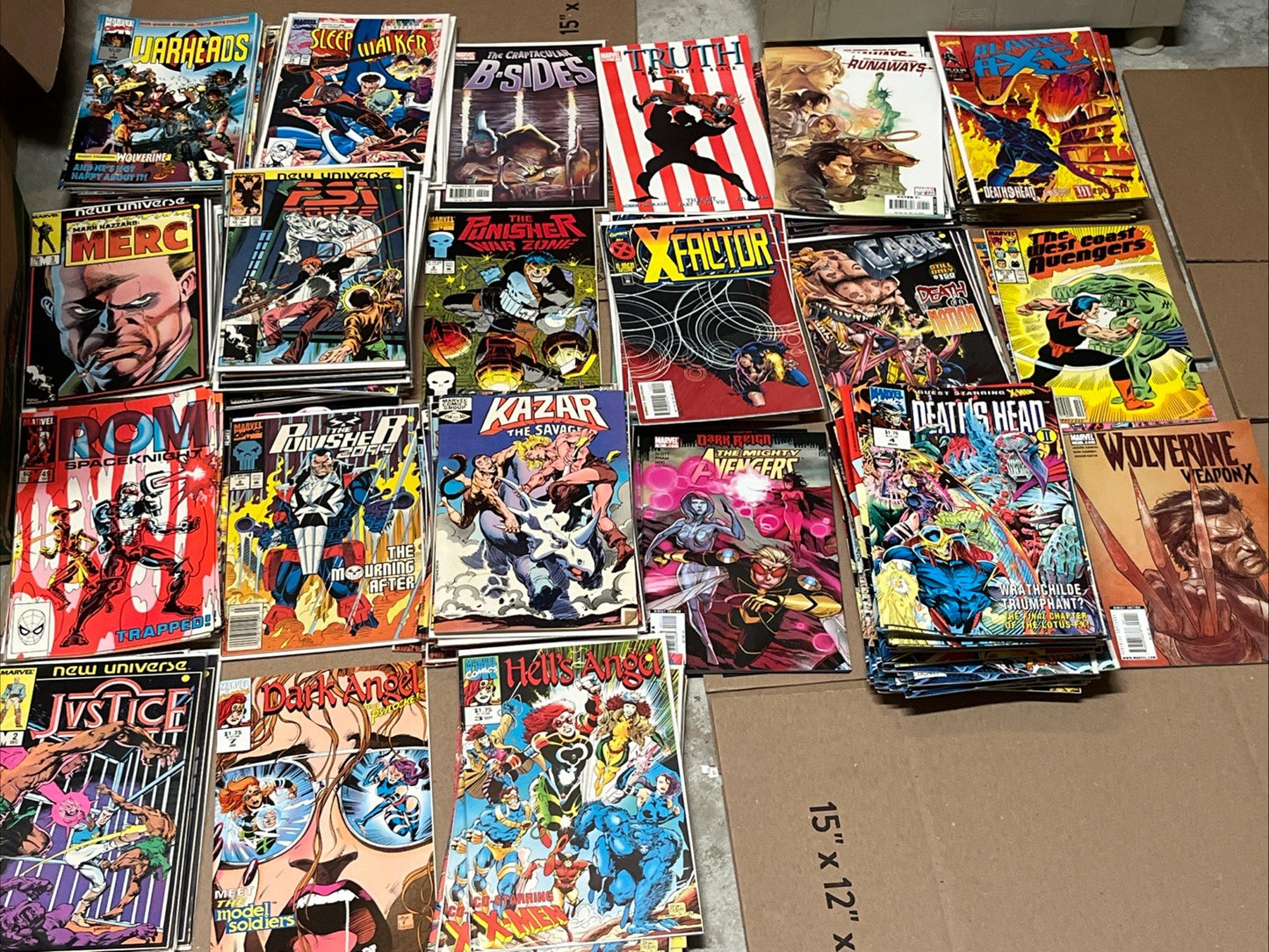 COMIC BOOK BULK LOT 21 COMICS Marvel Comics-