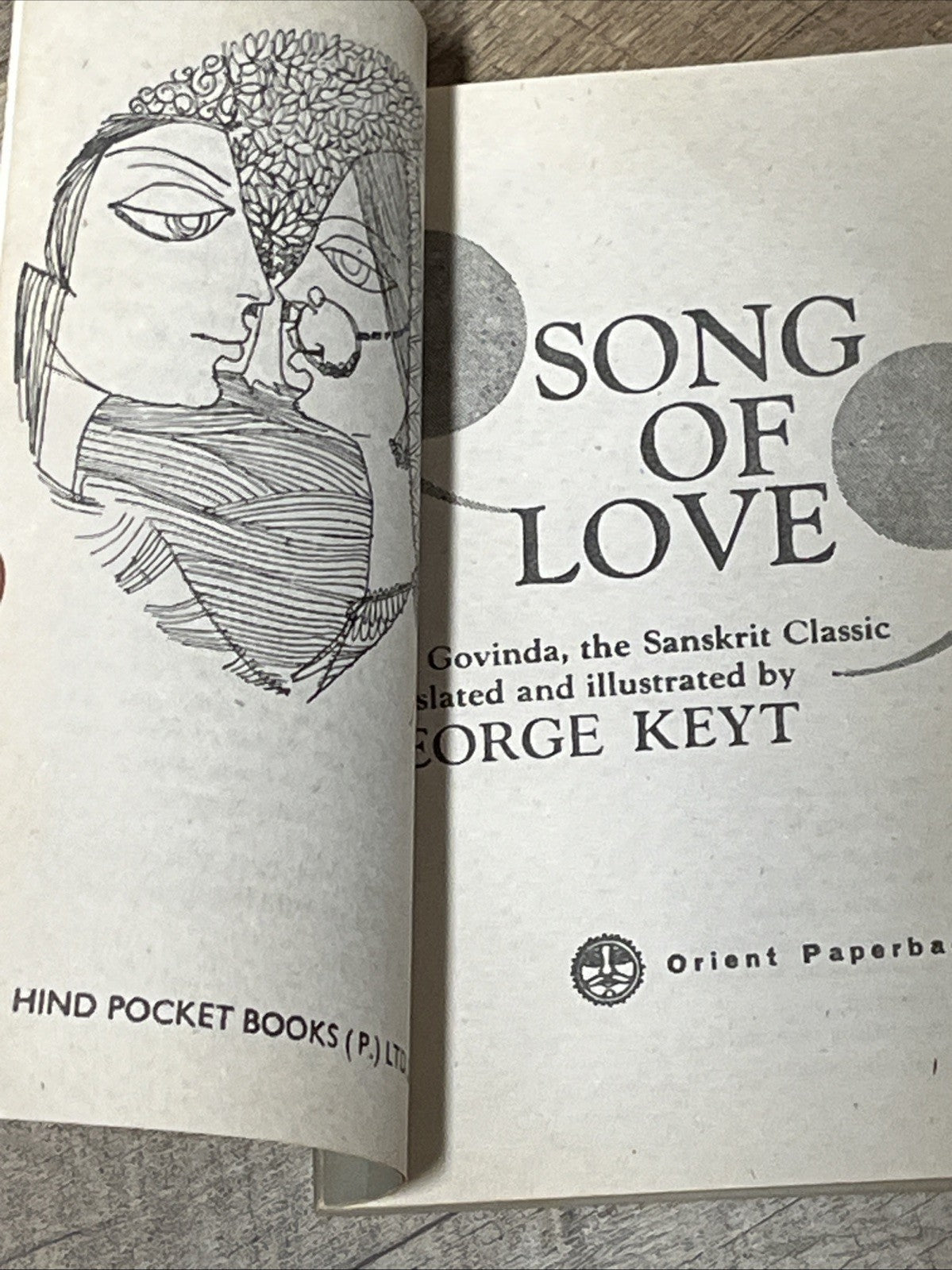 George Keyt Song Of Love : Gita Govinda The Sanskrit Classic VERY RARE Book
