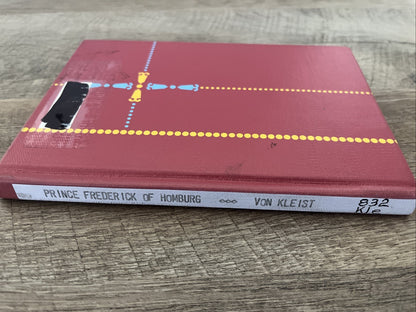 The Prince of Homburg Hardcover by Heinrich Von Kleist 1963