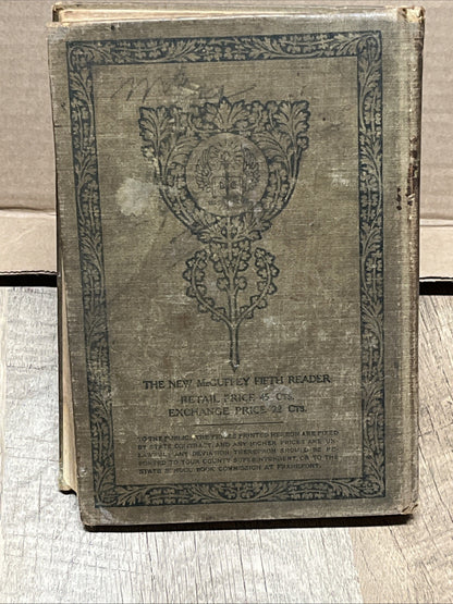 MCGUFFEY'S NEW FIFTH READER SELECTED AND ORIGINAL By William H.