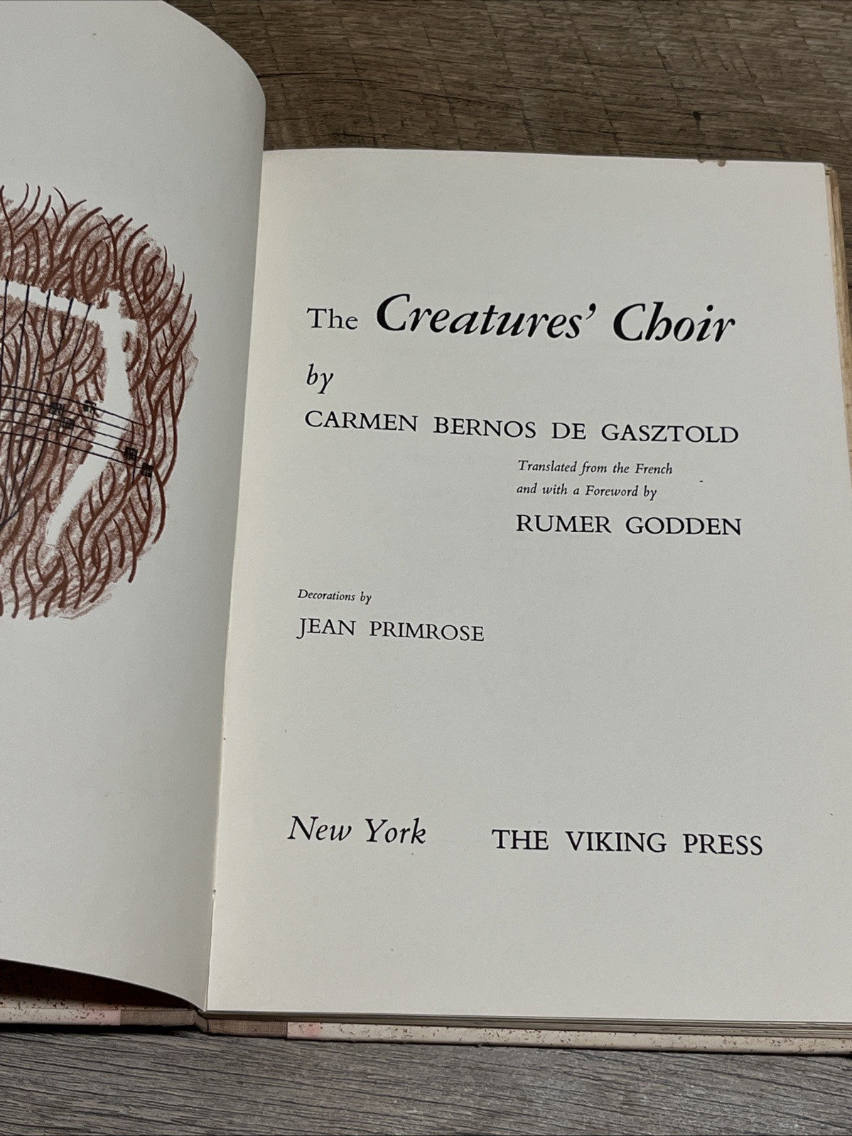 Creatures' Choir by Rumer Godden and Carmen Bernos De Gasztold First US Edition