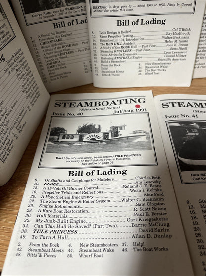 Lot of 13 Steamboating News Issues Mag Fomerly Steamboat News 1990/1991/1992