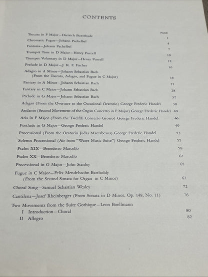 Wedding Music Part 1 Song Book :Processional & Recessionals…. 1952