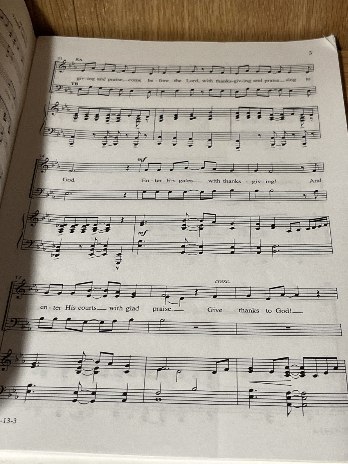 Volunteer Choir Nov/Dec 2013 Easy SATB Anthems for Worship Lot of 20
