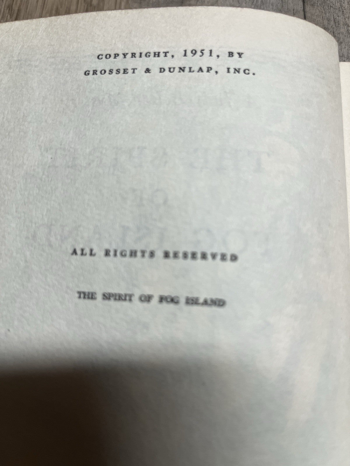 A Judy Bolton Mystery “The Spirit Of Fog Island” 1st Ed Margaret Sutton 1951