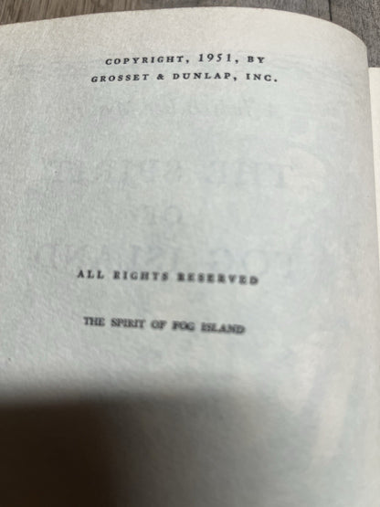 A Judy Bolton Mystery “The Spirit Of Fog Island” 1st Ed Margaret Sutton 1951