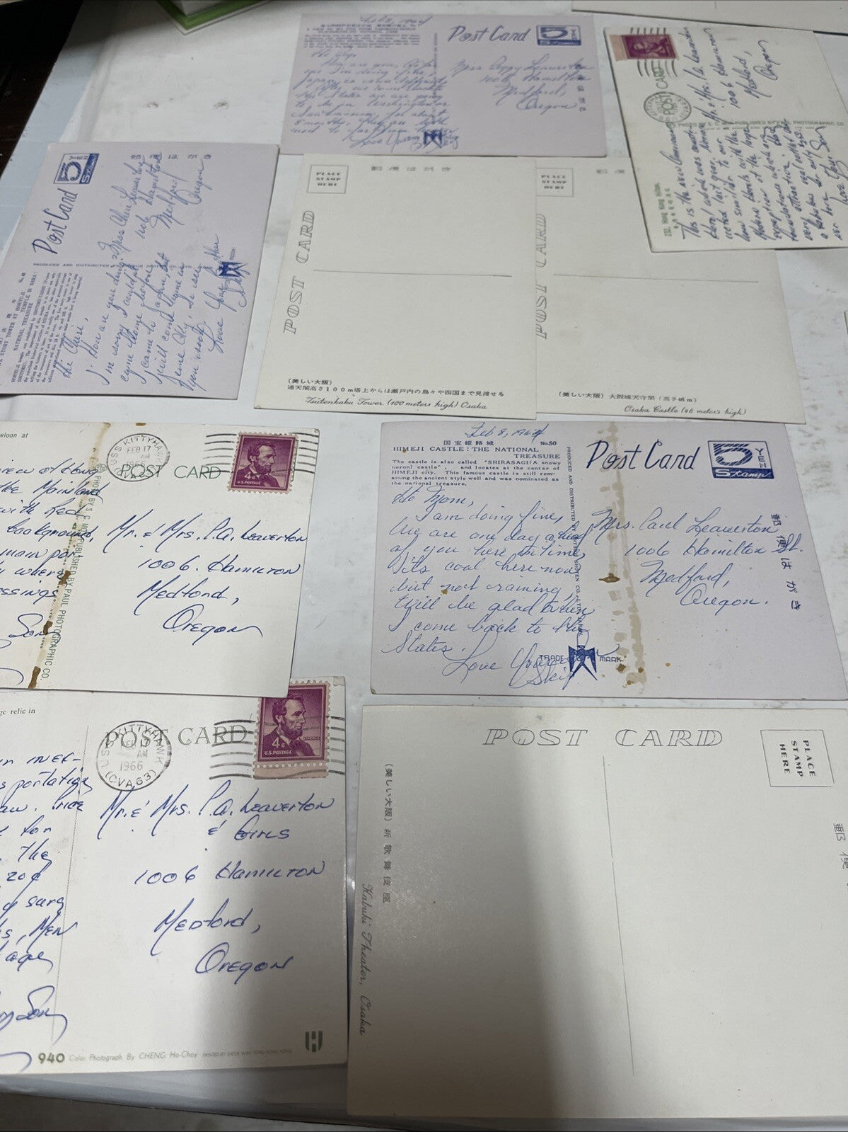 Unused Chinese Postcards Set of 8 Shang Hai In Folder