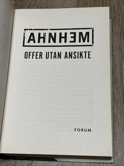 AHNHEM Offer utan ansikte : Victim Without a Face) by Stefan Ahnhem