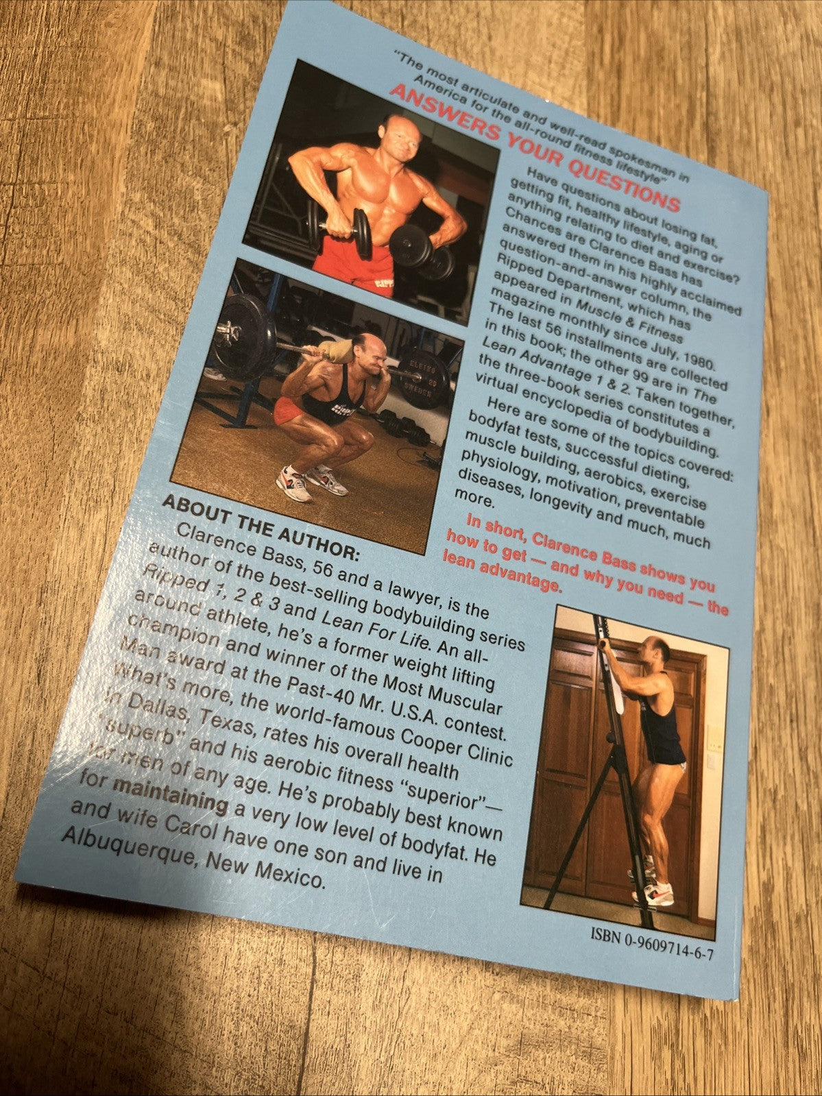 Clarence Bass Book Lot 3 RIPPED 2 &3: The Lean Advantage 3