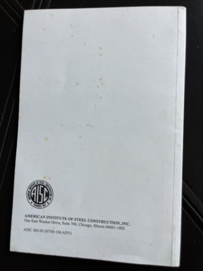 CODE OF STANDARD PRACTICE FOR STRUCTURAL STEEL BUILDINGS AND BRIDGES AISC 303-05