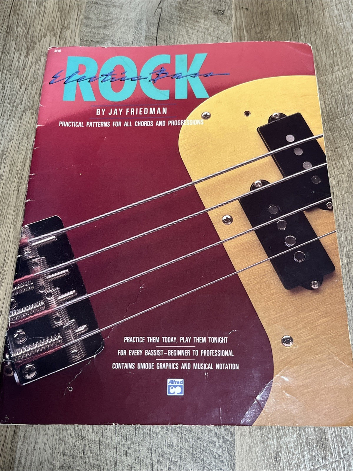 Electric Rock Bass Instruction Book Only By Jay Friedman