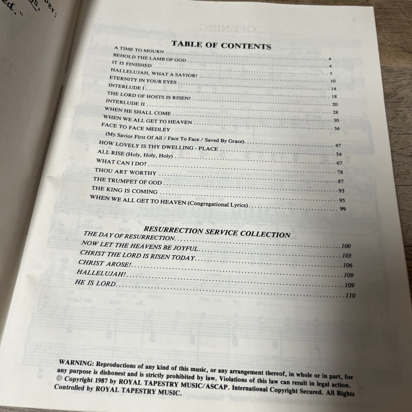 Thou Art Worthy: The Anthem Of Eternity  SATB By David T. Clydesdale 1987