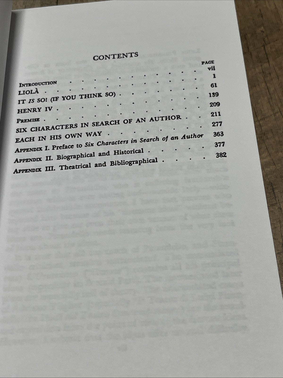Vintage 50s Naked Masks: Five Plays by Luigi Pirandello