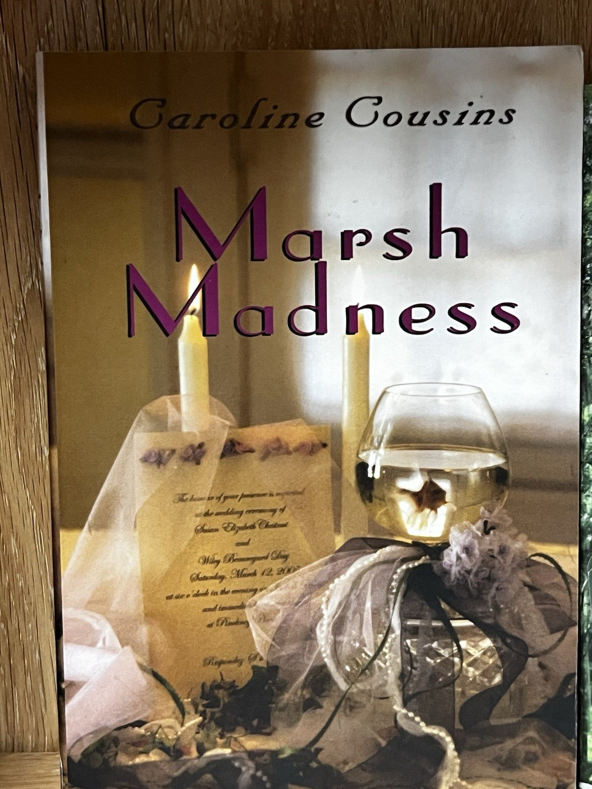 Caroline Cousin 3 Book Lot Dead In Dixie (Signed) Marsh Madness Fiddle Dee Death