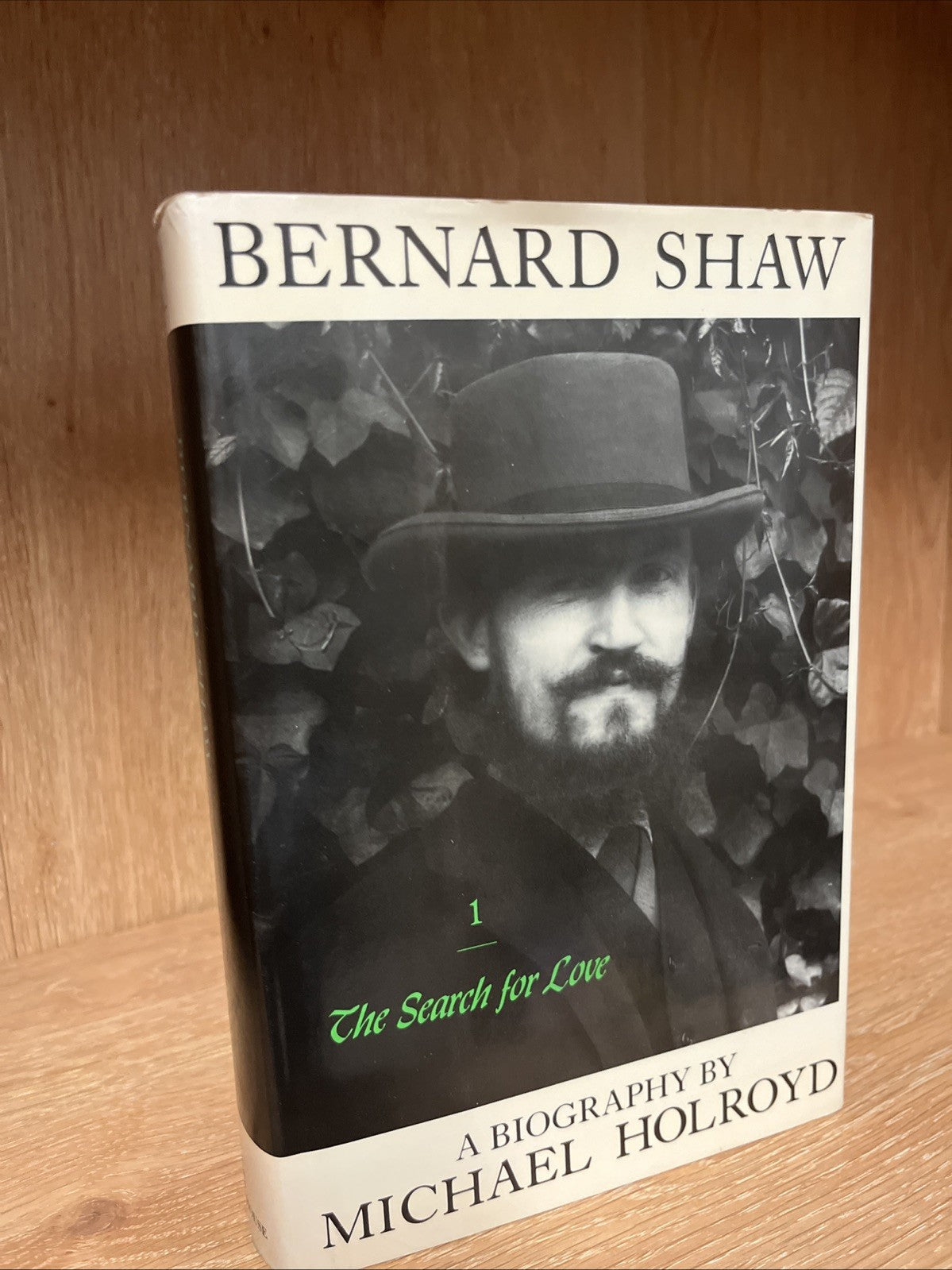 BERNARD SHAW: A BIOGRAPHY BY MICHAEL HOLYROYD, THREE VOLS, 1ST ED Hardcover NF