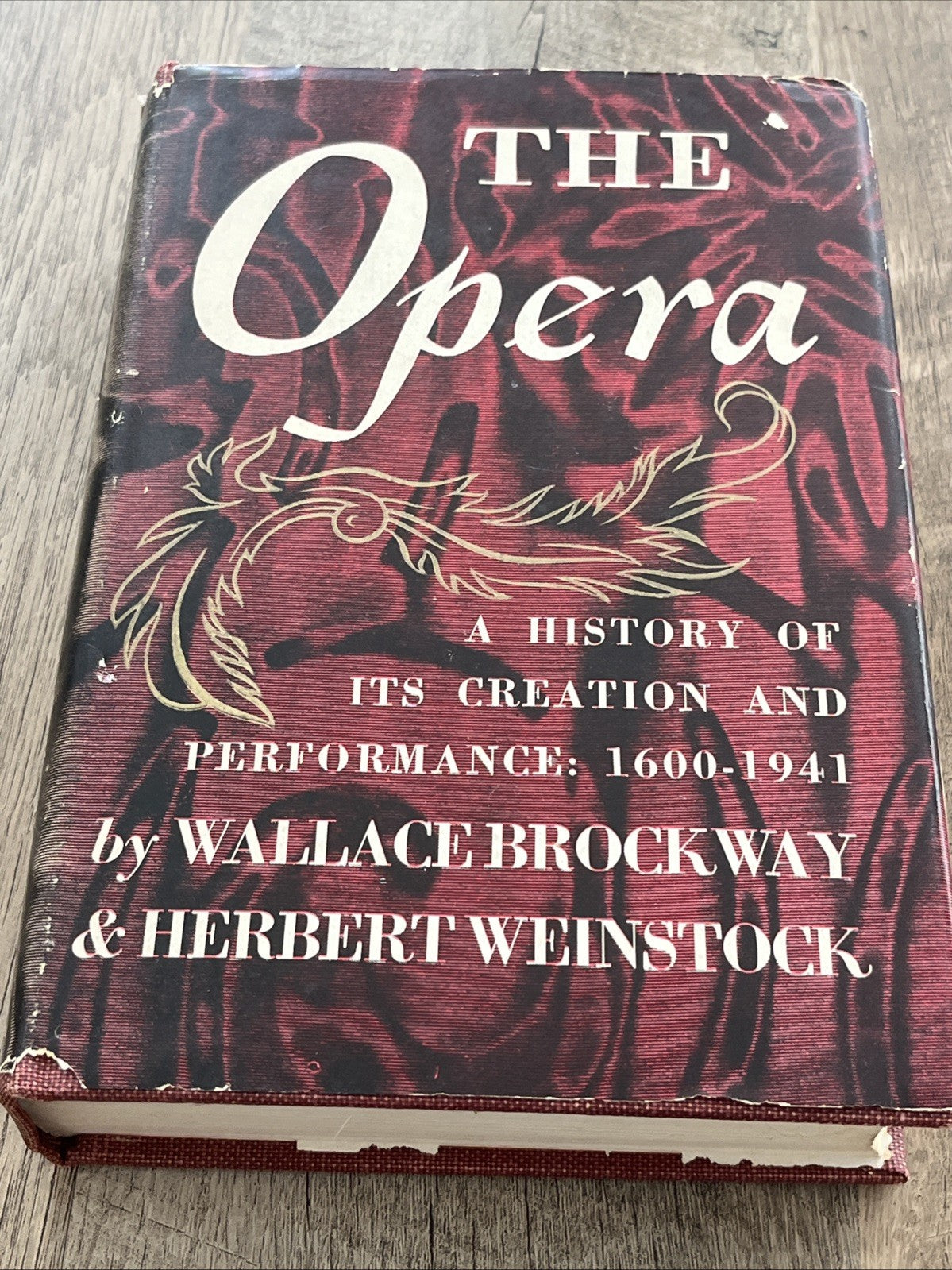 The OPERA : A History of Its Creation And Performance & Study Outline 1600-1941