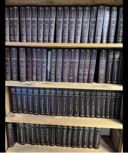 Florida Statutes Annotated Law Books- 80  Volumes Perfect For Office Decoration