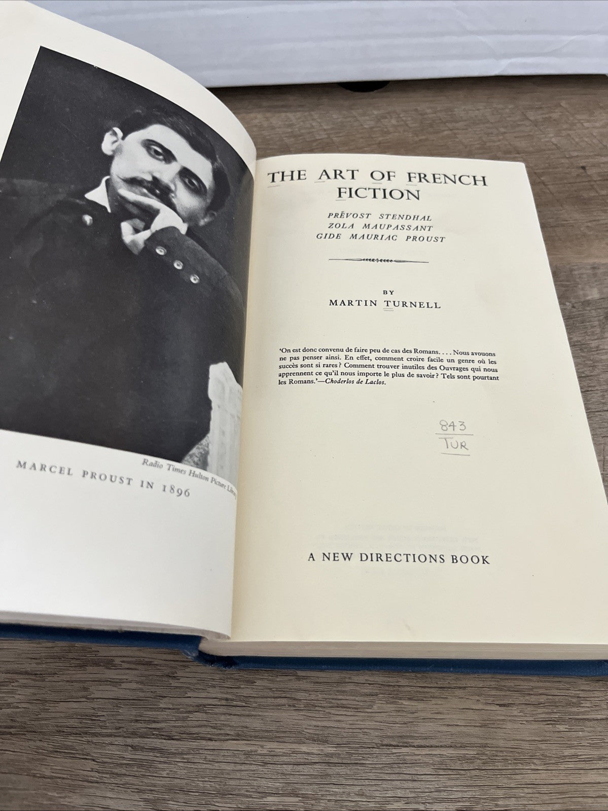 The art of French fiction Book by martin turnell 1st edition 1959