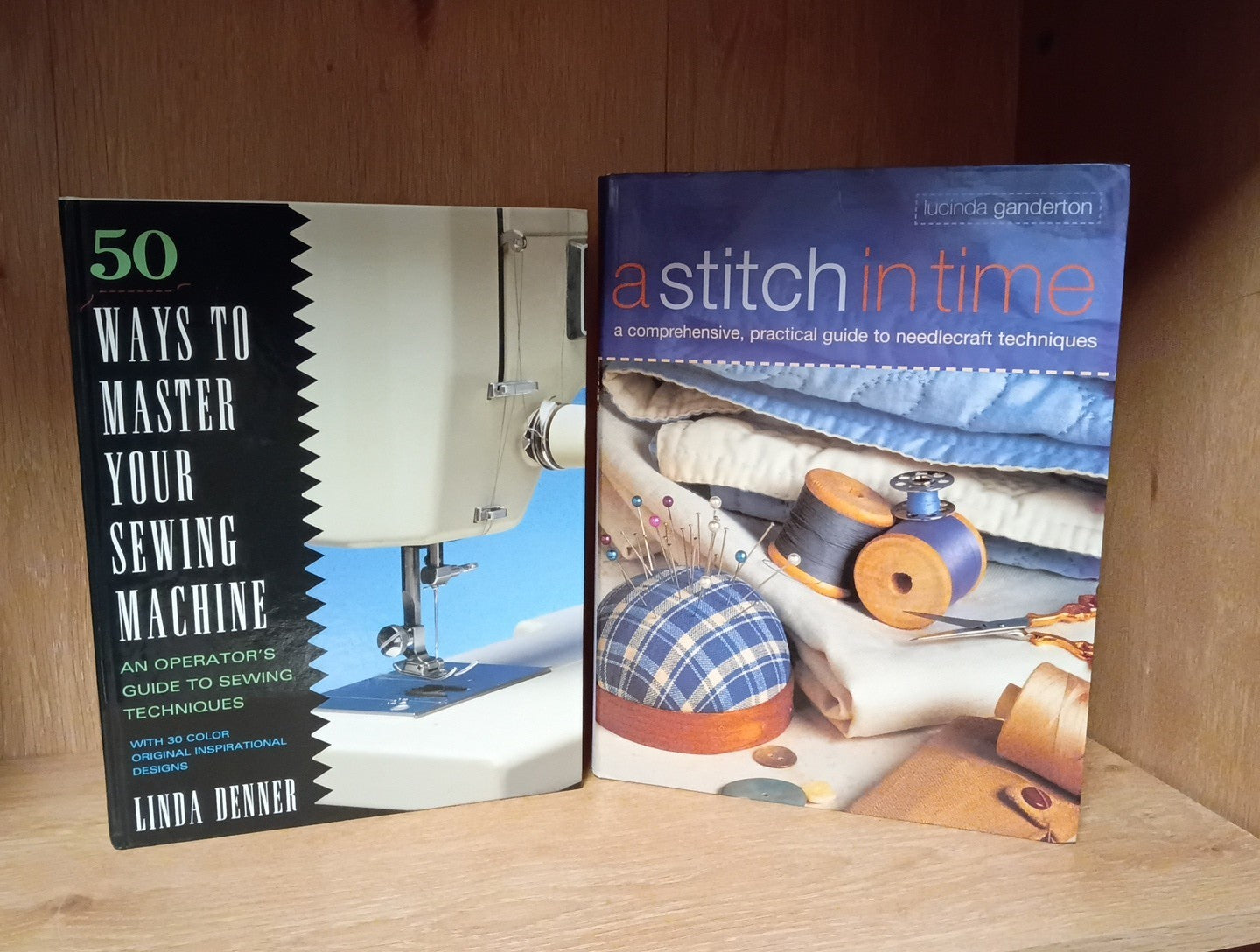 Lot  Of 3 Sewing Books -Stitchin , Master Your Sewing Machine Like New Condition