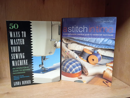 Lot  Of 3 Sewing Books -Stitchin , Master Your Sewing Machine Like New Condition