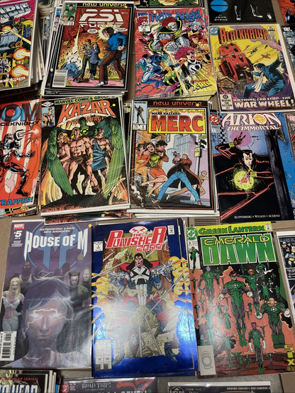 Comic Book Mystery Lot 48 Mixed Marvel DC VF+/NM No Duplicates Bulk