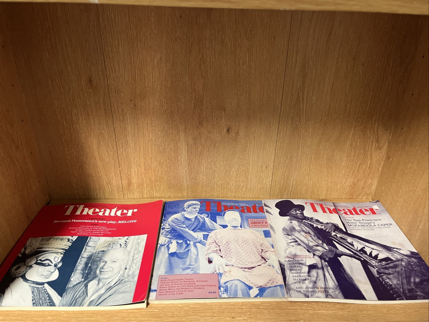 Lot of 3 THEATER Magazine Spring 1983 & 1988 Yale School Of Drama