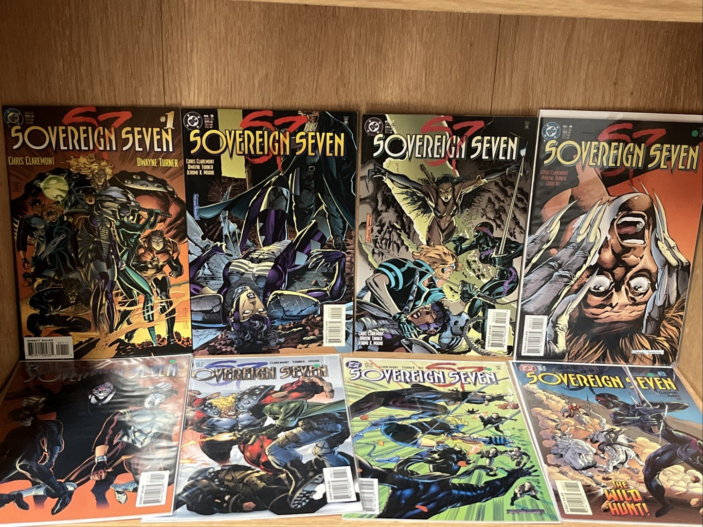 Sovereign Seven S7 DC Comic Books #1 #2 #3 #4 #5  #6 #7 #8 Clement Turner Lot 8